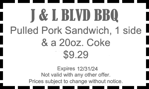 Barbeque Special Pulled Pork Sandwich Coupon